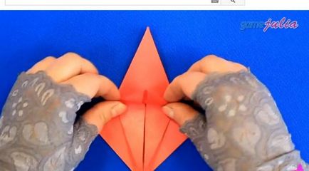 Rák az origami technikával