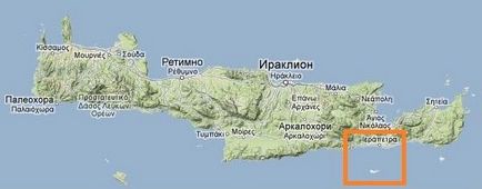 Крит - острів Хрісі (гайдуронісі) - портове місто Ієрапетра