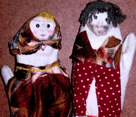 Ляльки-рукавички для дитячого театру