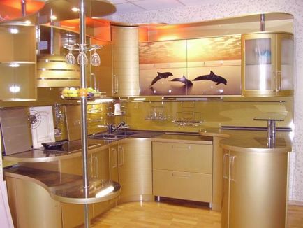 Кухня золотого кольору - wow ремонт