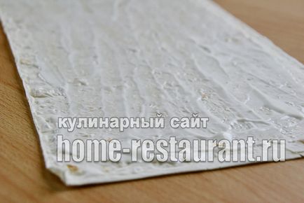 Lavash cu amestec de brânză de umplutură - restaurant acasă