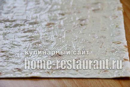 Lavash cu amestec de brânză de umplutură - restaurant acasă