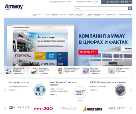 Personal cabinet amway autentificare, înregistrare, site-ul oficial