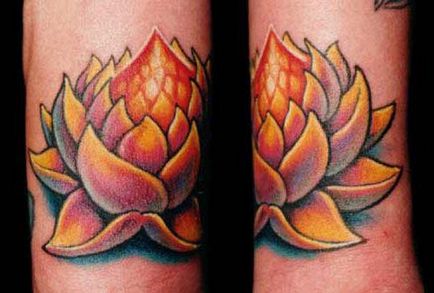 Lotus (tetoválás) értéke a karakter és a történelem