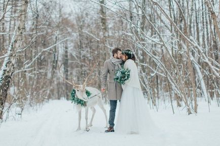 Магія зими стилізована фотосесія