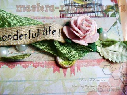 Clasă master în dosarul scrapbooking al discului