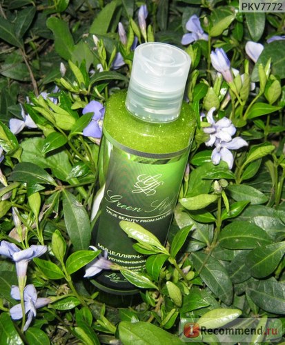 Micelar de apă liv delano stil verde liniștitor pentru curățarea feței și îndepărtarea cosmeticelor -
