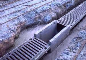 Instalarea de reguli și regulamente de canale de drenaj pentru beton, canalizare pentru toți
