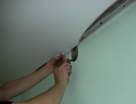 Este posibil să schimbați tavanul stretch și corpurile de iluminat pe acesta, mos siling - instalarea plafoanelor stretch în