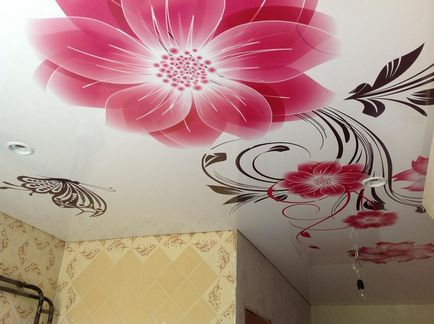 Autocolante pe tavan pe care le puteți, fosforic și vinil, foto luminos și decorative pe perete