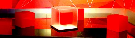 Design de studio de televiziune, peisaje din plexiglas pentru studiouri TV