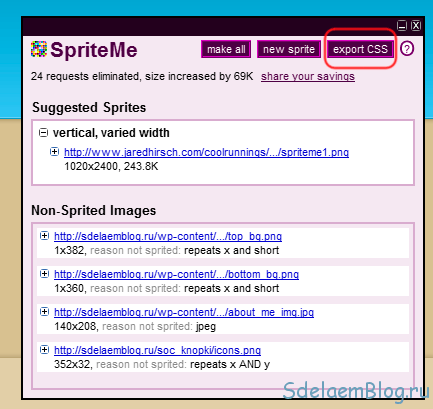 Optimizarea imaginilor sau a modului de creare a sprite-urilor CSS, crearea, configurarea și promovarea site-urilor