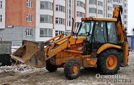 Caracteristici ale funcționării excavatorului-încărcător jcb - active fixe