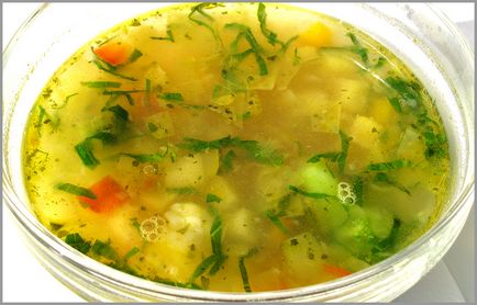 Овочевий суп, рецепти супів