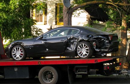 Az első törött Maserati - hírek Maserati közúti