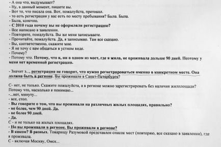 Petersburgerii s-au dovedit în instanță că înregistrarea nu este întotdeauna necesară - știri din Petersburg -