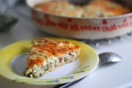 Sajt torta - finom receptek fotókkal és videó (sonka sajttorta) Sajt torta - finom receptek fotókkal és videó