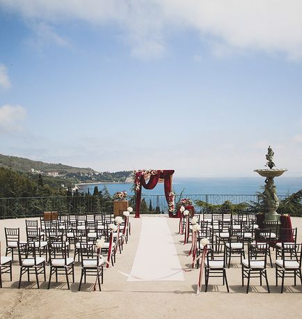 Selecția de locuri de nunta în Crimeea, nuntă ambarcațiunile
