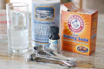 Полоскання горла содою сіллю і содою пропорції і приготування