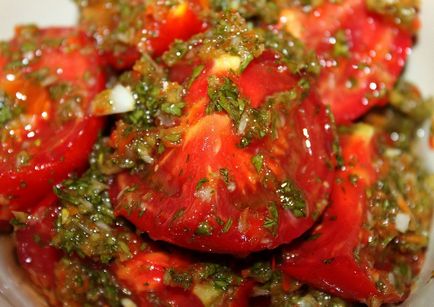 Tomatele murat în koreyski - bucătar la domiciliu, delicios și apetisant