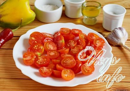 Tomate în coreeană pentru rețetele de iarnă cu fotografie