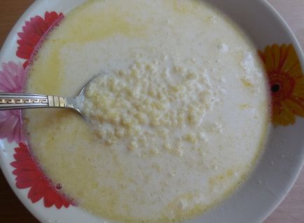 Пшоняна каша на молоці - як правильно варити пшоняну кашу на молоці, покроковий рецепт з фото