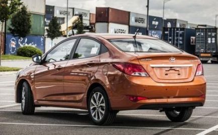Consumul de combustibil Accidentul Hyundai la 100 km