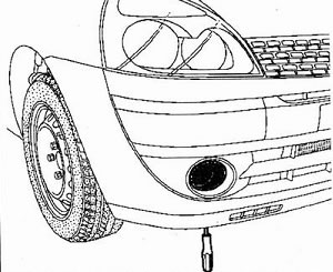Розбирання переднього бампера рено сімбол - renault symbol (символ)