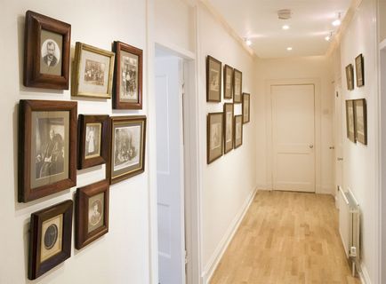 Ремонт вузького коридору фото