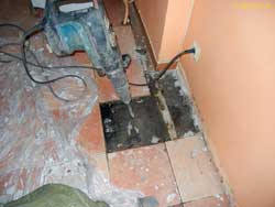 Repararea podelei încălzite cu apă