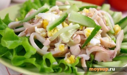A recept a rák saláta uborka - a klasszikus és eredeti beállítások