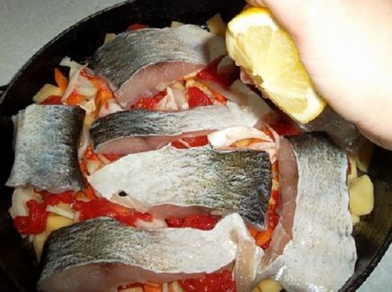 Pescăruș de pește cu cartofi în sos de smântână, rețete delicioase
