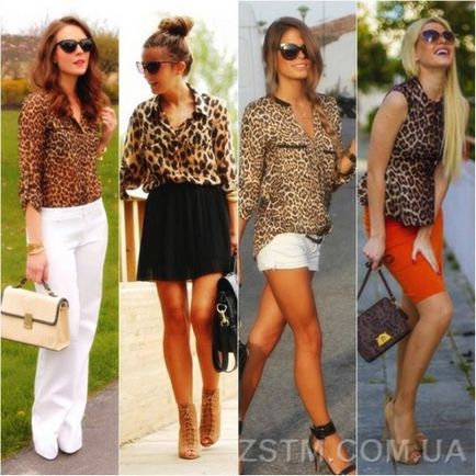Cu ce ​​să purtați o bluză de leopard
