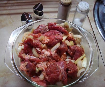 Shashlik - cu cartofi cei mai naivi, fierte în cuptor - restaurant de acasă - site-ul culinar