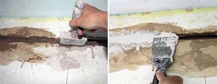 Shtroblenie falak vezetésére hogyan Stroebe beton és tégla (Stroebe) Shtroblenie falak vezetésére hogyan Stroebe beton és tégla