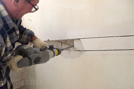 Штроблення стін під проводку як правильно руйнувати бетон і цегла