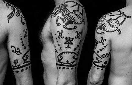 Scut tatuaje scanteie, 21 fotografii, schițe