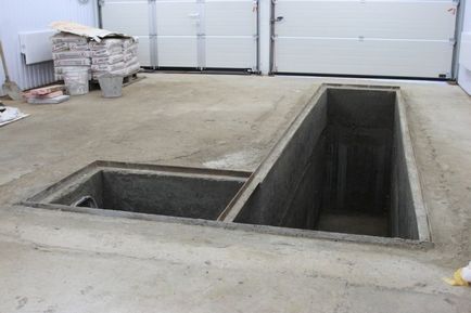 Оглядова яма в гаражі розміри, підготовка матеріалів, технологія будівництва