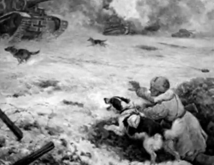 Câini - eroi ai Marelui Război Patriotic