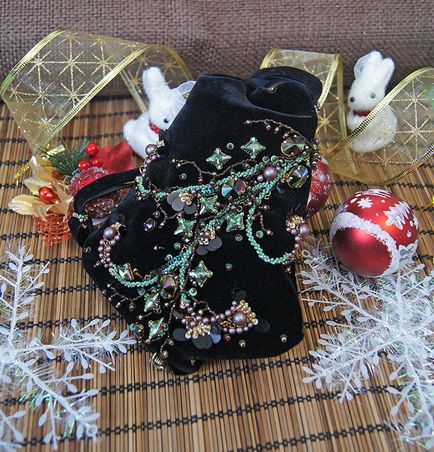 Creăm un sac de catifea cu cristale swarovski - târg de maeștri - mână,