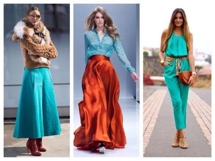 Hozzon létre egy élénk képet, hogyan lehet kombinálni a türkiz színű ruha - női útmutató