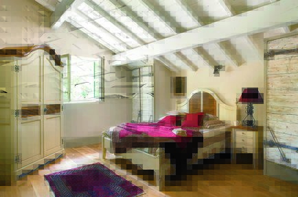 Dormitor în stil țară - 21 fotografie de design interior