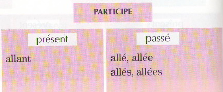 Conjugarea limbajului de verb alergie, franceză, online