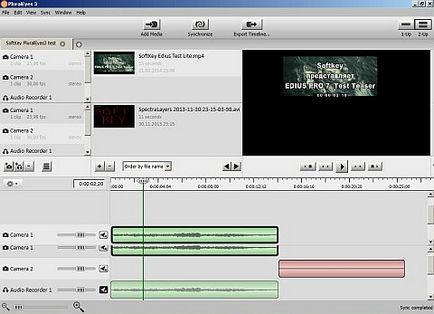 Статті - огляд програми для синхронізації аудіо та відео pluraleyes 3 від red giant software