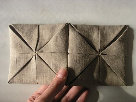 Kézitáska a „origami” stílus - tisztességes iparos - kézzel készített, kézzel készített