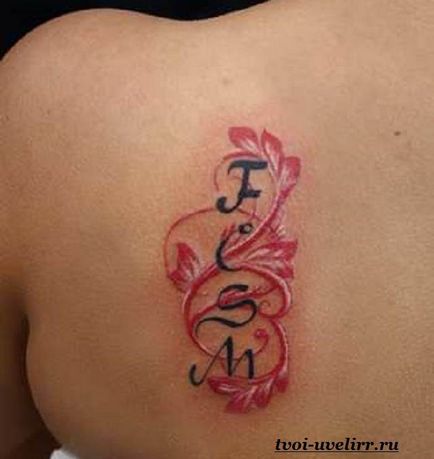 Tatuaj scrisori