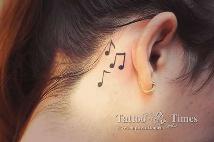 Татуювання за вухом
