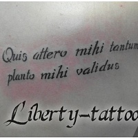 Inscripții pe tatuaj