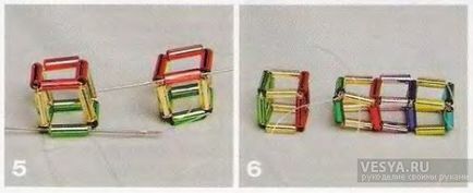 Техніка плетіння бісером - квадратний стовпчик