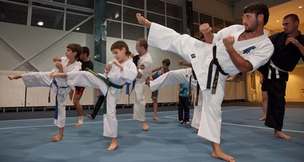 Karate tréning kyokushinkai